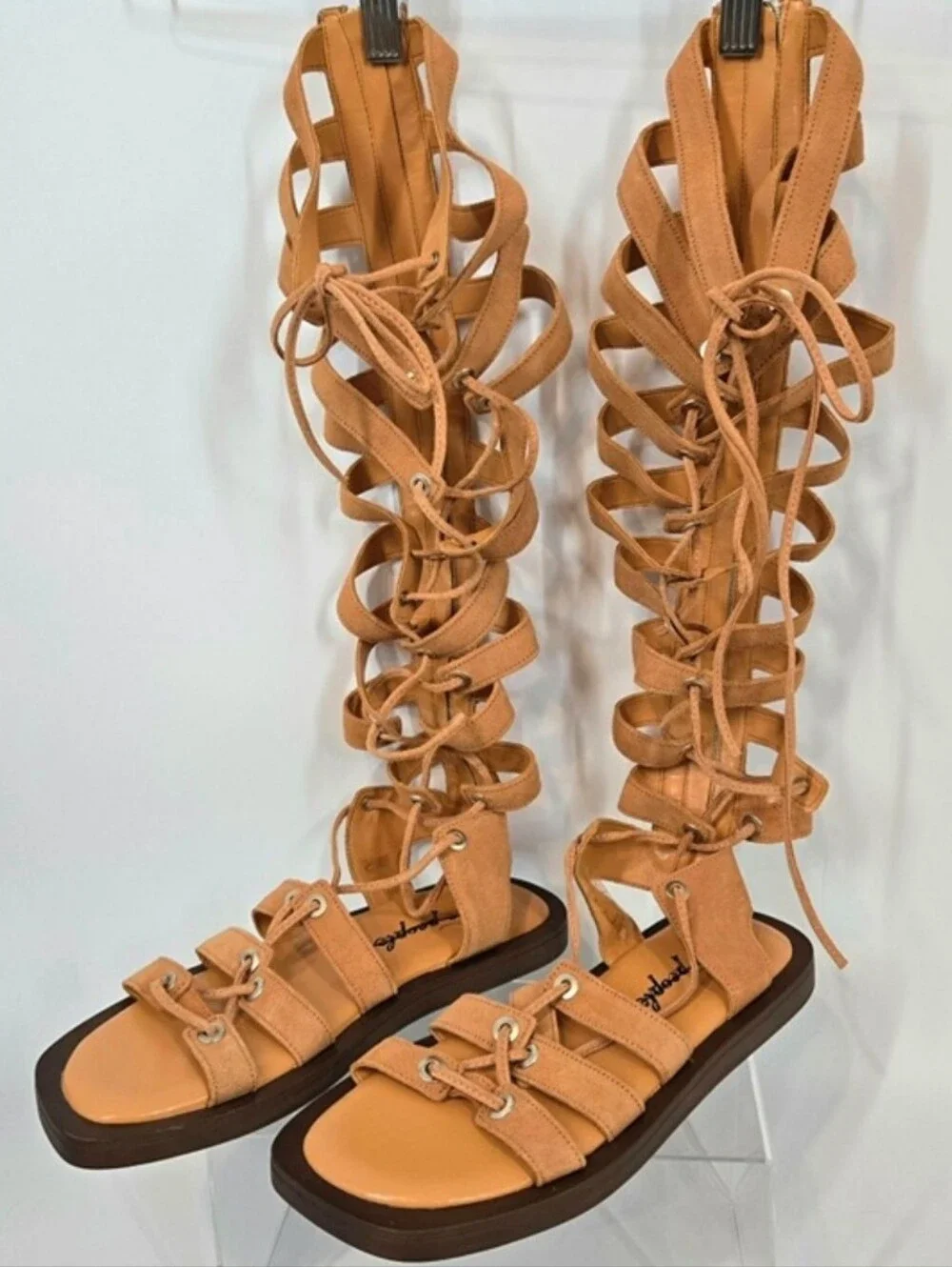Free People Sun Chaser Gladiator Sandals Lace Up Women's Size US 9.5